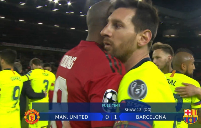 包含韩国鏖战曼联，梅西扛起全队的词条